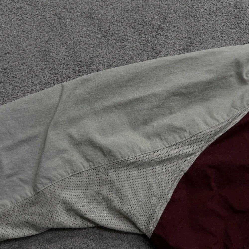 Nike Jacket Youth XL‎ Burgundy Swoosh Full Zip Windbreaker Colorblock FN9134-619